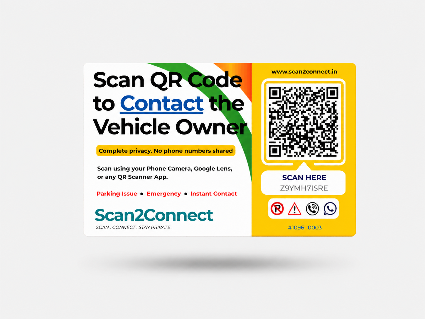 Smart QR Car Tag